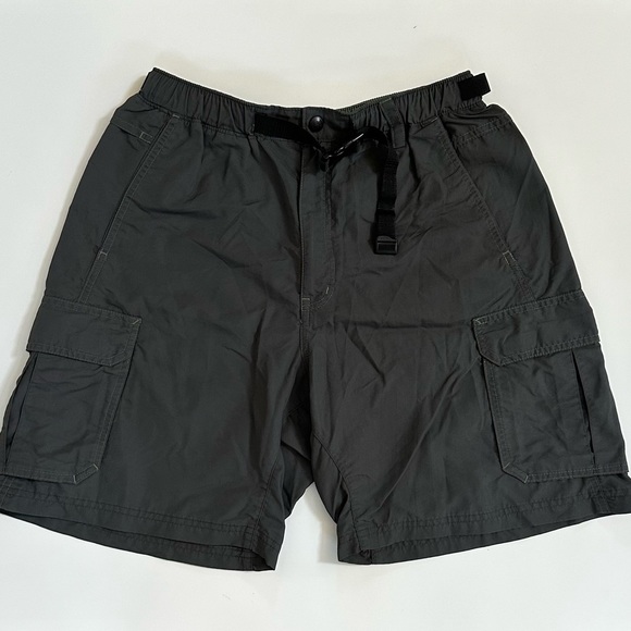 REI Shorts Rei Mens Upf 5 Gray Belted Nylon Chino Outdoor Cargo